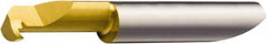 Sandvik Coromant - 1mm Groove Width, 6.2mm Min Hole Diam, 15mm Max Hole Depth, Grooving Grooving Tool - 1.8mm Projection, 39.85mm OAL, Solid Carbide, TiAlN/TiN Finish - Exact Tooling