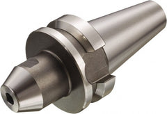 Sandvik Coromant - BT40 Taper Shank 12mm Hole End Mill Holder/Adapter - 26.8mm Nose Diam, 100mm Projection, Through-Spindle & DIN Flange Coolant - Exact Tooling