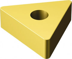 Sandvik Coromant - TNGA331 Grade 6050 Ceramic Turning Insert - TiN Finish, 60° Triangle, 3/8" Inscr Circle, 3/16" Thick, 1/64" Corner Radius - Exact Tooling
