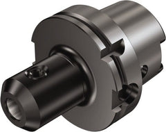 Sandvik Coromant - HSK63 Taper Shank 31.75mm Hole End Mill Holder/Adapter - 4.134" Projection, Through-Spindle Coolant - Exact Tooling