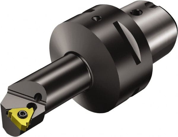 Sandvik Coromant - Insert Style Cx-R/L166.0KFZ, 60mm Head Length, Right Hand Cut, External Modular Threading Cutting Unit Head - System Size C4, 12mm Center to Cutting Edge, Series T-Max U-Lock - Exact Tooling