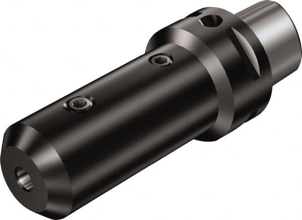 Sandvik Coromant - C8;32 System Size, Modular Tool Holding System Adapter - 95mm Projection, 56mm Body Diam, 143mm OAL, Through Coolant - Exact Tooling