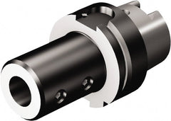 Sandvik Coromant - HSK100 Taper, HSK100 Modular Connection, 0.6299" Inside Hole Diam, 3.5433" Projection, Drill Adapter - 3-15/16" Body Diam, Through Coolant - Exact Tooling