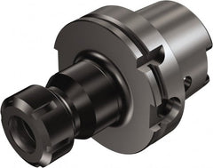 Sandvik Coromant - 120mm Projection, HSK100 Hollow Taper, ER40 Collet Chuck - 170mm OAL, 100mm Shank Diam - Exact Tooling