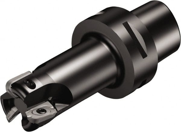 Sandvik Coromant - 2 Inserts, 44mm Cut Diam, 40mm Arbor Diam, 18mm Max Depth of Cut, Indexable Square-Shoulder Face Mill - 90° Lead Angle, 66mm High, R790-2205.. Insert Compatibility, Through Coolant, Series CoroMill 790 - Exact Tooling