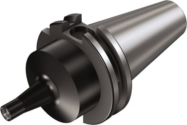 Sandvik Coromant - CAT40 Taper Shank 18.4mm Hole End Mill Holder/Adapter - 3.7795" Projection, Through-Spindle Coolant - Exact Tooling