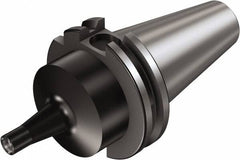 Sandvik Coromant - CAT40 Taper Shank 24.4mm Hole End Mill Holder/Adapter - 4.4882" Projection, Through-Spindle Coolant - Exact Tooling