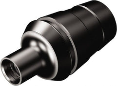 Sandvik Coromant - ER32 Taper Shank 9.15mm Hole End Mill Holder/Adapter - 0.4331" Projection, Through-Spindle Coolant - Exact Tooling