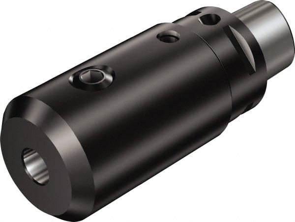 Sandvik Coromant - C6;32 System Size, Modular Tool Holding System Adapter - 95mm Projection, 56mm Body Diam, 133mm OAL, Through Coolant - Exact Tooling