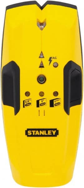 Stanley - 1-1/2" Deep Scan Stud Finder - 9V Battery, Wood, Metal - Exact Tooling