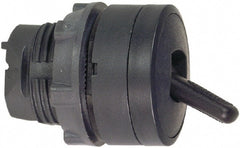 Schneider Electric - 22mm Mount Hole, 2 Position, Toggle Operated, Selector Switch Only - Black, Maintained (MA), Nonilluminated, Shock, Vibration and Water Resistant - Exact Tooling