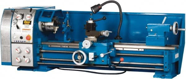 Enco - 12" Swing, 36" Between Centers, 220 Volt, Single Phase Bench Lathe - 5MT Taper, 1-1/2 hp, 65 to 1,810 RPM, 1-1/2" Bore Diam, 750mm Deep x 580mm High x 1,676mm Long - Exact Tooling