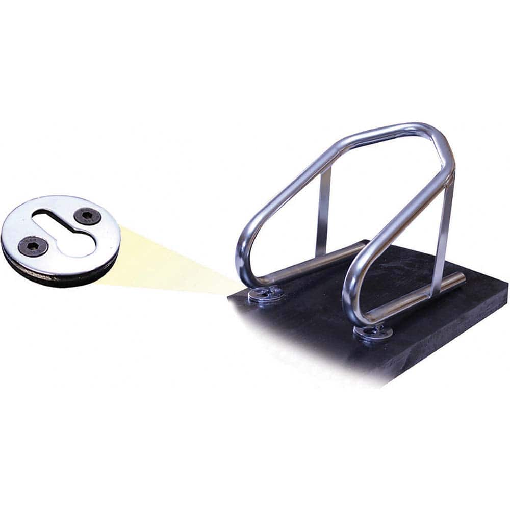 Erickson Manufacturing - Wheel Chocks; Width (Inch): 6 ; Height (Inch): 11 ; Depth (Inch): 6 ; Material: Steel - Exact Tooling