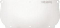 3M - Clear Polycarbonate Face Shield - 7-1/4" High x 14-1/2" Wide x 1.02mm Thick, Compatible with CP 8 Chin Protectors - Exact Tooling