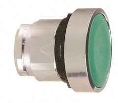 Schneider Electric - 22mm Mount Hole, Flush, Pushbutton Switch Only - Round, Green Pushbutton, Nonilluminated, Momentary (MO) - Exact Tooling
