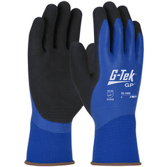 ‎55-1600/S Seamless Knits - G-Tek GP - Blue Nylon Shell - Double Dip Blue Latex w/ MicroSurface Grip - Exact Tooling