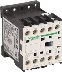 Schneider Electric - 3 Pole, 110 Coil VAC at 50/60 Hz, 6 Amp at 440 VAC, Nonreversible IEC Contactor - BS 5424, CSA, IEC 60947, NF C 63-110, RoHS Compliant, UL Listed, VDE 0660 - Exact Tooling