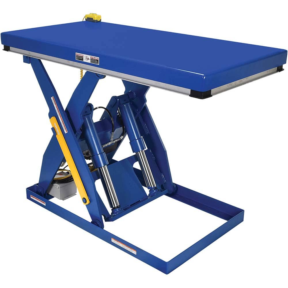 Vestil - Lifting Tables; Type: Electric Hydraulic Lift ; Lift Style: Scissor ; Style: Electric ; Load Capacity (Lb.): 4000.000 ; Minimum Height (Inch): 7 ; Lift Height (Inch): 43 - Exact Tooling