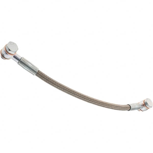 Iscar - 1 Piece, 250mm Hose Length, 1/8" Nozzle Diam, Coolant Hose - 1/8 & G1/8" BSPP For Grooving & Turning Tools, Grooving, Parting & Recessing Holders, Lever Lock & Screw Lock Toolholders - Exact Tooling