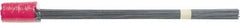 Irwin - 3-1/2" High x 2-1/2" Wide, Pink Glow Marking Flag - 21" Overall Height - Exact Tooling