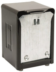 San Jamar - 3-3/4 x 4 x 5-1/2, Napkin Dispenser - Tabletop Low Fold, Black - Exact Tooling