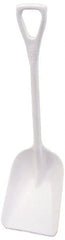 Remco - 14" High x 11" Wide Square Plastic Scoop - 38" Long Plastic D-Grip Handle - Exact Tooling