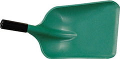 Remco - 18" High x 14" Wide Square Plastic Scoop - 40-1/2" Long Plastic D-Grip Handle - Exact Tooling
