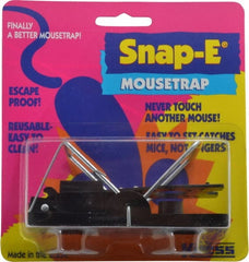 Made in USA - Snap Trap for Use on Mice - 3-7/8 Inch Long x 1-7/8 Inch Wide x 2-3/8 Inch High, Polystyrene and Steel - Exact Tooling