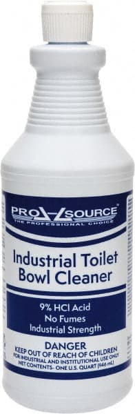 PRO-SOURCE - 1 qt Bottle Liquid Bathroom Cleaner - Mint Scent, Toilet Bowl - Exact Tooling