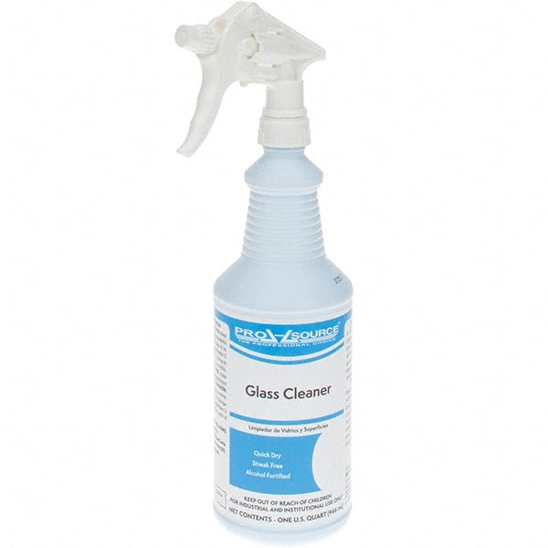 PRO-SOURCE - 32 oz Spray Bottle Clean/Fresh Glass Cleaner - Use on Glass & Mirror - Exact Tooling