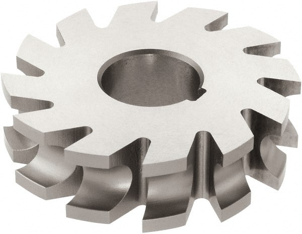 Keo - 1/16" Radius, 1/8" Circle Diam, 2-1/4" Cutter Diam, 1/4" Cutting Width, Arbor Connection, Concave Radius Cutter - High Speed Steel, TiN Finish, Form Relieved, 16 Teeth - Exact Tooling