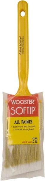 Wooster Brush - 2" Synthetic Sash Brush - 2-3/16" Bristle Length, Plastic Handle - Exact Tooling