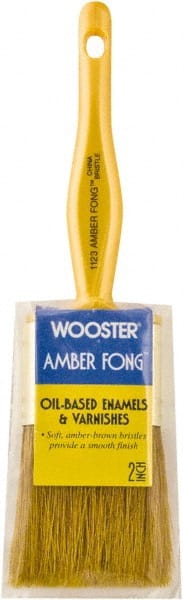Wooster Brush - 2" Hog General Purpose Paint Brush - 2-7/16" Bristle Length, Plastic Handle - Exact Tooling