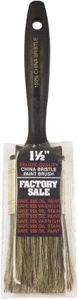 Wooster Brush - 1-1/2" Hog General Purpose Paint Brush - 2-3/16" Bristle Length, Plastic Handle - Exact Tooling