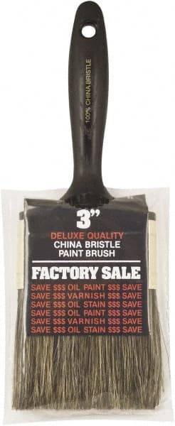 Wooster Brush - 3" Hog General Purpose Paint Brush - 2-11/16" Bristle Length, Plastic Handle - Exact Tooling