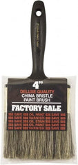 Wooster Brush - 4" Hog General Purpose Paint Brush - 2-15/16" Bristle Length, Plastic Handle - Exact Tooling