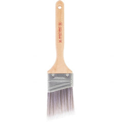 Wooster Brush - 2-1/2" Synthetic Paint Brush - 2-15/16" Bristle Length, Maple Handle - Exact Tooling
