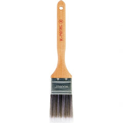 Wooster Brush - 2" Flat Synthetic Sash Brush - 2-11/16" Bristle Length, Maple Handle - Exact Tooling