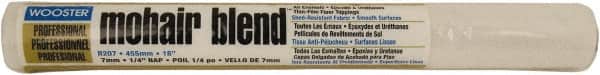 Wooster Brush - 1/4" Nap, 18" Wide Paint General Purpose Roller Cover - Smooth Texture, Mohair Blend - Exact Tooling