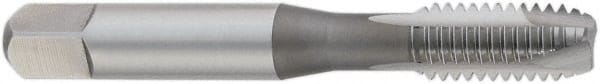 OSG - M6x1.00 Metric Coarse, 3 Flute, Oxide Finish, High Speed Steel Spiral Point Tap - Plug Chamfer, Right Hand Thread, 62mm OAL, 24mm Thread Length, 6mm Shank Diam, 2B Class of Fit, Series 122 - Exact Tooling