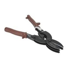 Paramount - 1-5/8" Length of Cut, Straight Pattern Aviation Snip - 8" OAL, Steel Handle, Hardened Steel Blade, 24 AWG Steel Capacity - Exact Tooling