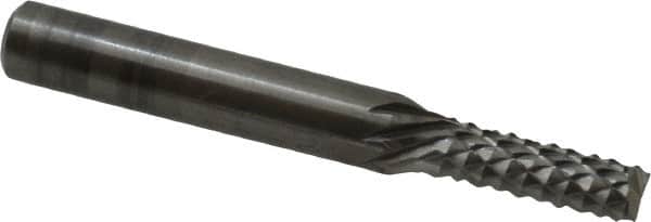 OSG - 3/16" Diam, 5/8" LOC, End Mill End, Solid Carbide Diamond Pattern Router Bit - Right Hand Cut, 2" OAL, 1/4" Shank Diam, Use on Fiberglass - Exact Tooling
