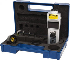 SHIMPO - Accurate up to 0.006 +/- 1% Digit (6 RPM Max) (25,000 to 99,999 RPM), 1 RPM Resolution, Contact and Noncontact Tachometer - 6.5945 Inch Long x 2.3622 Inch Wide x 1.811 Inch Meter Thick, 6 to 99,999 RPM Measurement - Exact Tooling