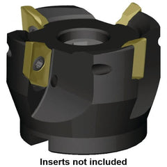 Kennametal - 3 Inserts, 2" Cutter Diam, 0.63" Max Depth of Cut, Indexable High-Feed Face Mill - 3/4" Arbor Hole Diam, 1.574" High, C5720VZ16-A2.00Z3R Toolholder, ZDET16M... Inserts, Series 5720VZ - Exact Tooling