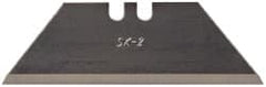 Paramount - 100 Piece Steel Utility Knife Blade - 60mm OAL - Exact Tooling