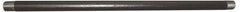 Value Collection - Schedule 160, 3/4" Diam x 24" Long Black Pipe Nipple - Threaded - Exact Tooling