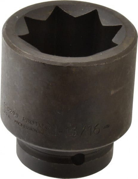 Proto - 1" Drive 1-13/16" Impact Socket - 4 Points, 3-1/2" OAL - Exact Tooling