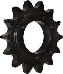 U.S. Tsubaki - 42 Teeth, 3/4" Chain Pitch, Chain Size 60, QD Sprocket - 2-15/16" Bore Diam, 10.46" Outside Diam - Exact Tooling