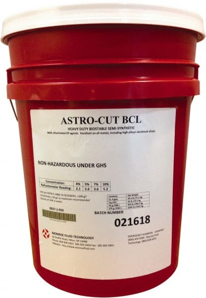 Monroe Fluid Technology - 5 Gal Pail Cutting & Grinding Fluid - Semisynthetic - Exact Tooling
