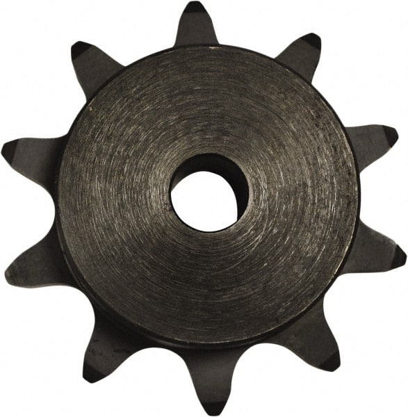 U.S. Tsubaki - 11 Teeth, 1" Chain Pitch, Chain Size 2042, Double Pitch Sprocket - 5/8" Bore Diam, 3.549" Pitch Diam, 4" Outside Diam - Exact Tooling